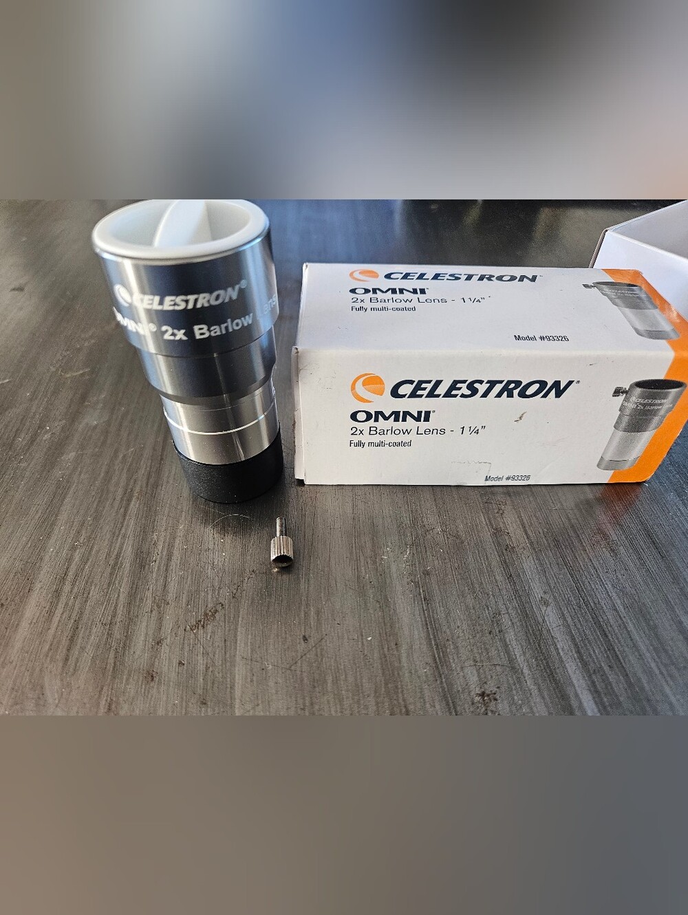 Celestron Omni 2X Barlow Lens 1.25" #93326 – New Open Box